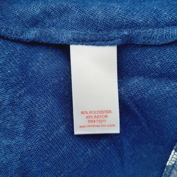 AUTHENTIC AMERICAN HERITAGE \ 2X Terry Circle Mini Skirt Blue & Black Sz 20 - Picture 8 of 15